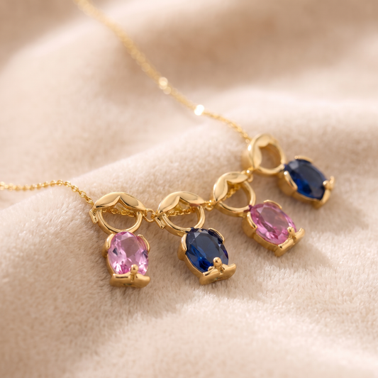 Mother and Children Necklace